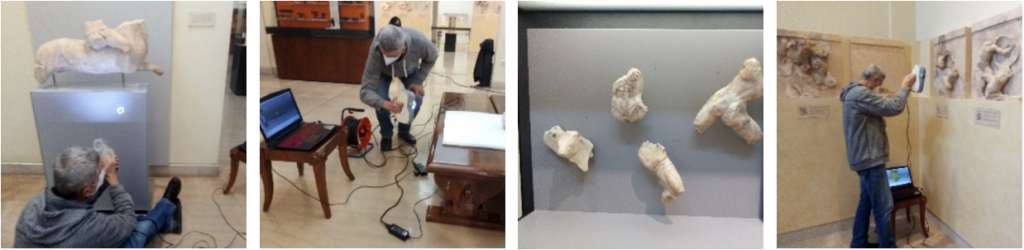 Handheld 3D scanning of Athenian Treasury exhibits